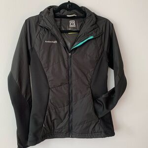 NWOT, Avalanche Women's Black Windbreaker Jacket sz Women's Small